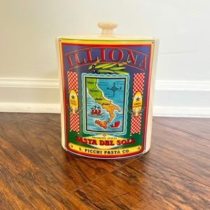 Kitch Corner Grocery Roshco Inc. 8” ceramic Pasta food storage container